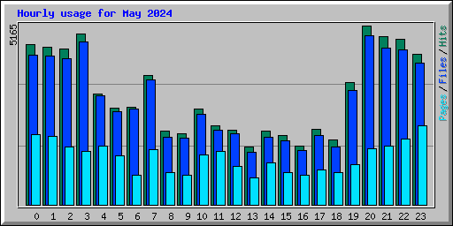 Hourly usage for May 2024
